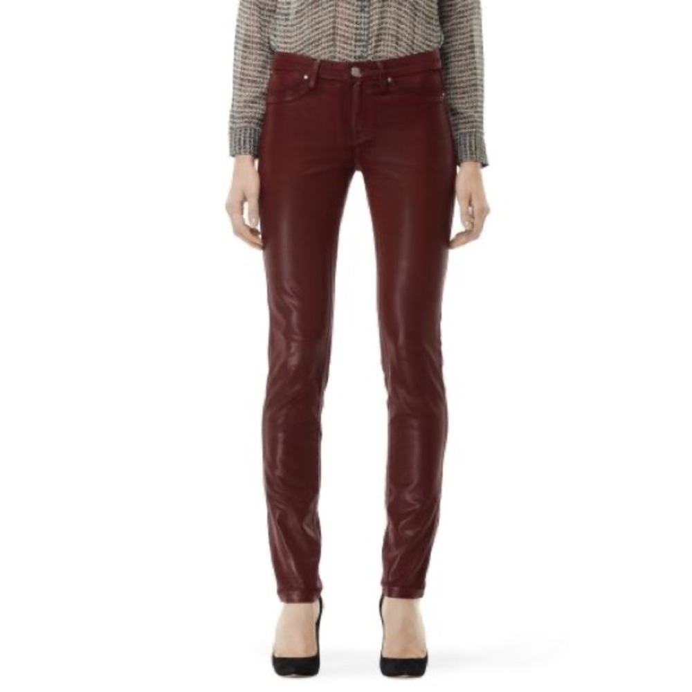 Club Monaco Waxed Skinny Jeans